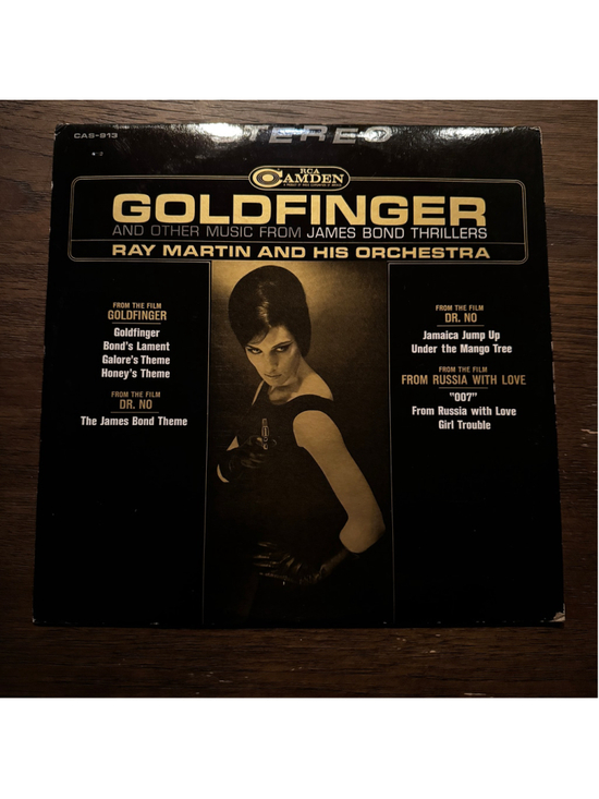 RCA Camden Other - Vintage 1965 Goldfinger & Other James Bond Thrillers LP | Ray Martin